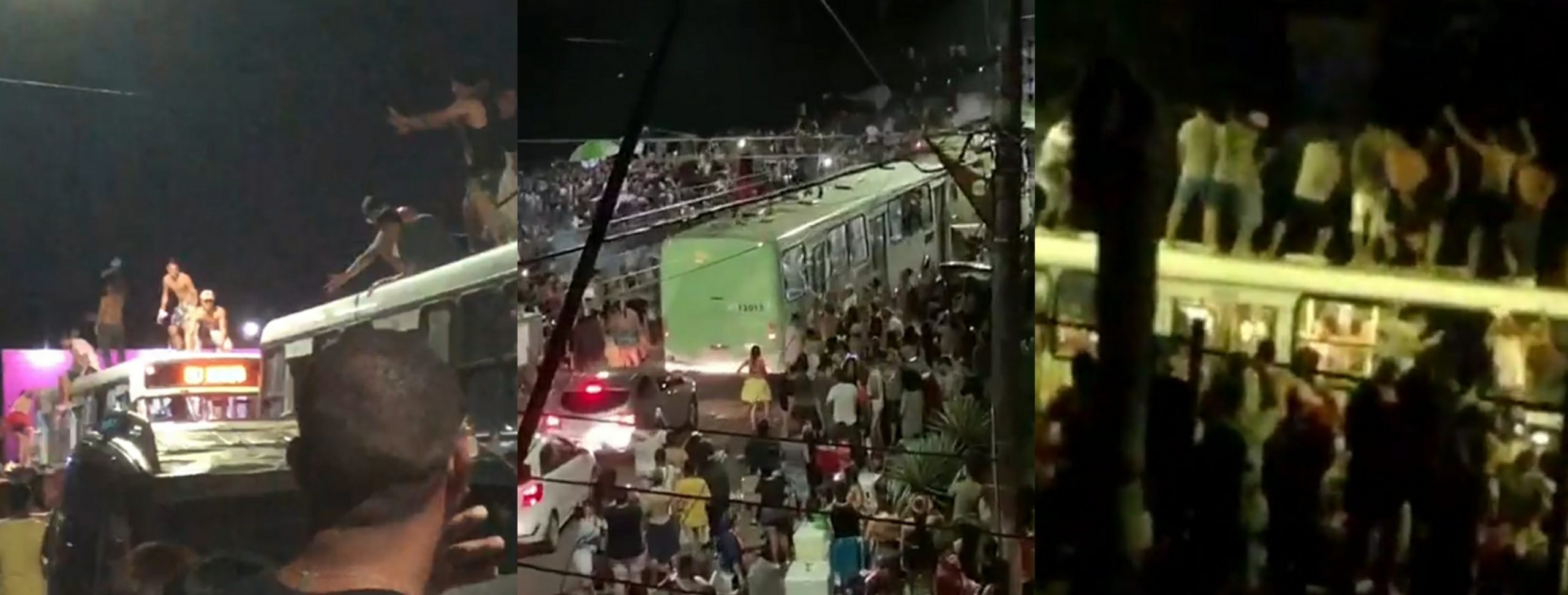 Vândalos sobre ônibus do transporte público serão investigados pela SSP