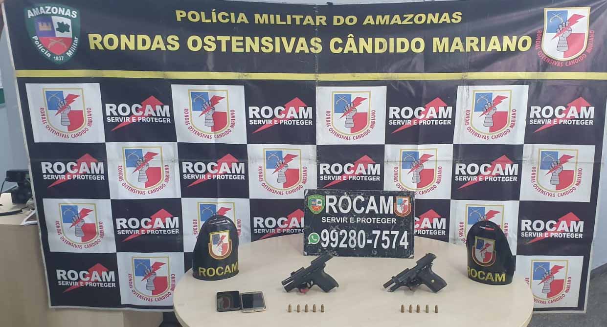 Homens são presos com armas de fogo no Parque Dez