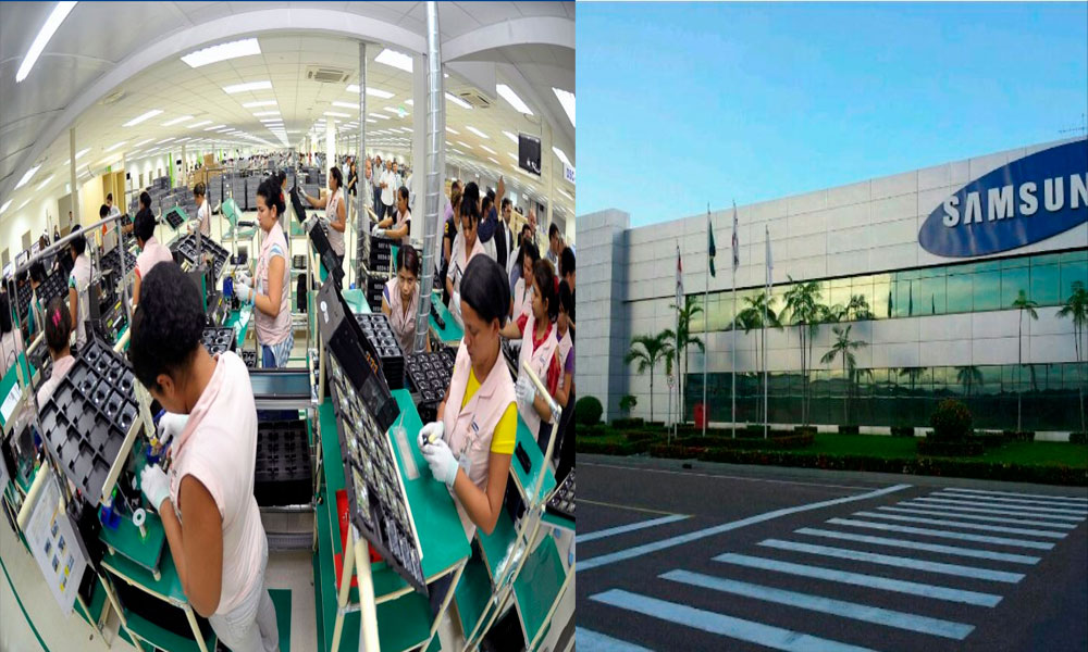 Em meio à pandemia, funcionários da Samsung retornam ao trabalho