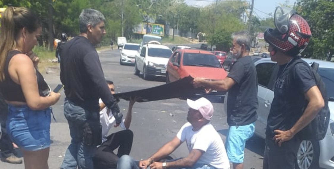 Urgente: motociclista perde parte da perna em acidente no Distrito Industrial; imagens fortes
