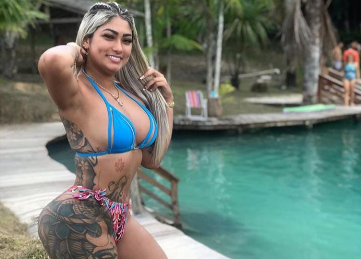 Gostosona do Alvorada, Mirna Milher é presa ao furtar supermercado Nova Era em Manaus