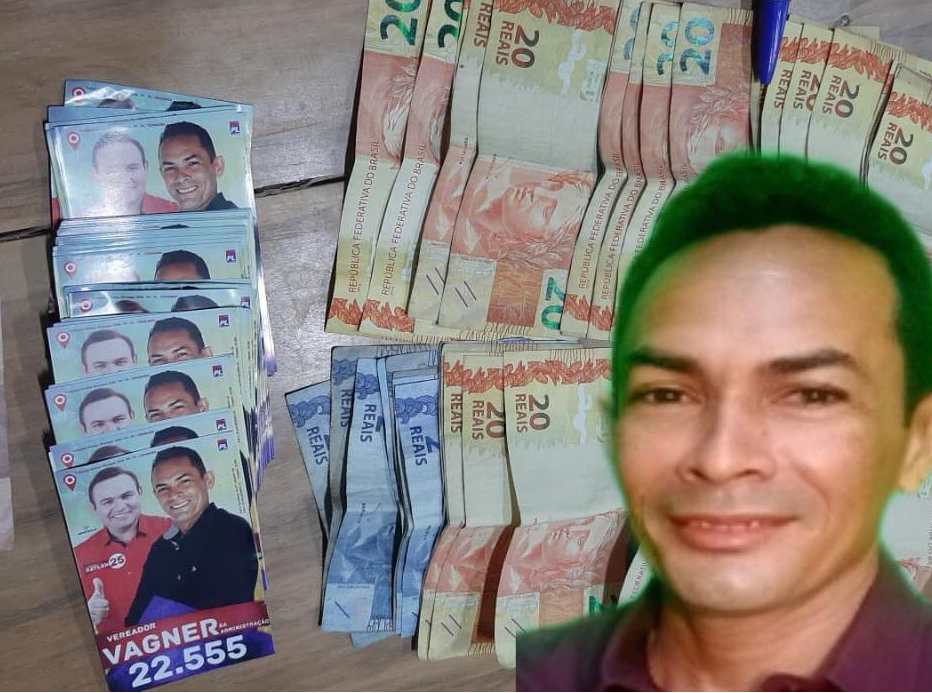 Candidato a vereador em Eirunupé (AM) ‘Vagner da Administração’ é preso por compra de voto