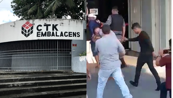 Bandidos invadem a empresa de embalagem CTK no Distrito Industrial