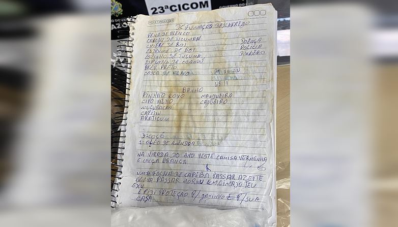 Pai de santo traficante fazia ‘macumba’ contra a polícia, em Manaus