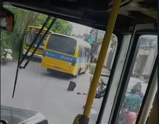 Urgente: funcionário da Águas de Manaus tem a cabeça esmagada por ônibus no Grande Vitória; veja vídeo  