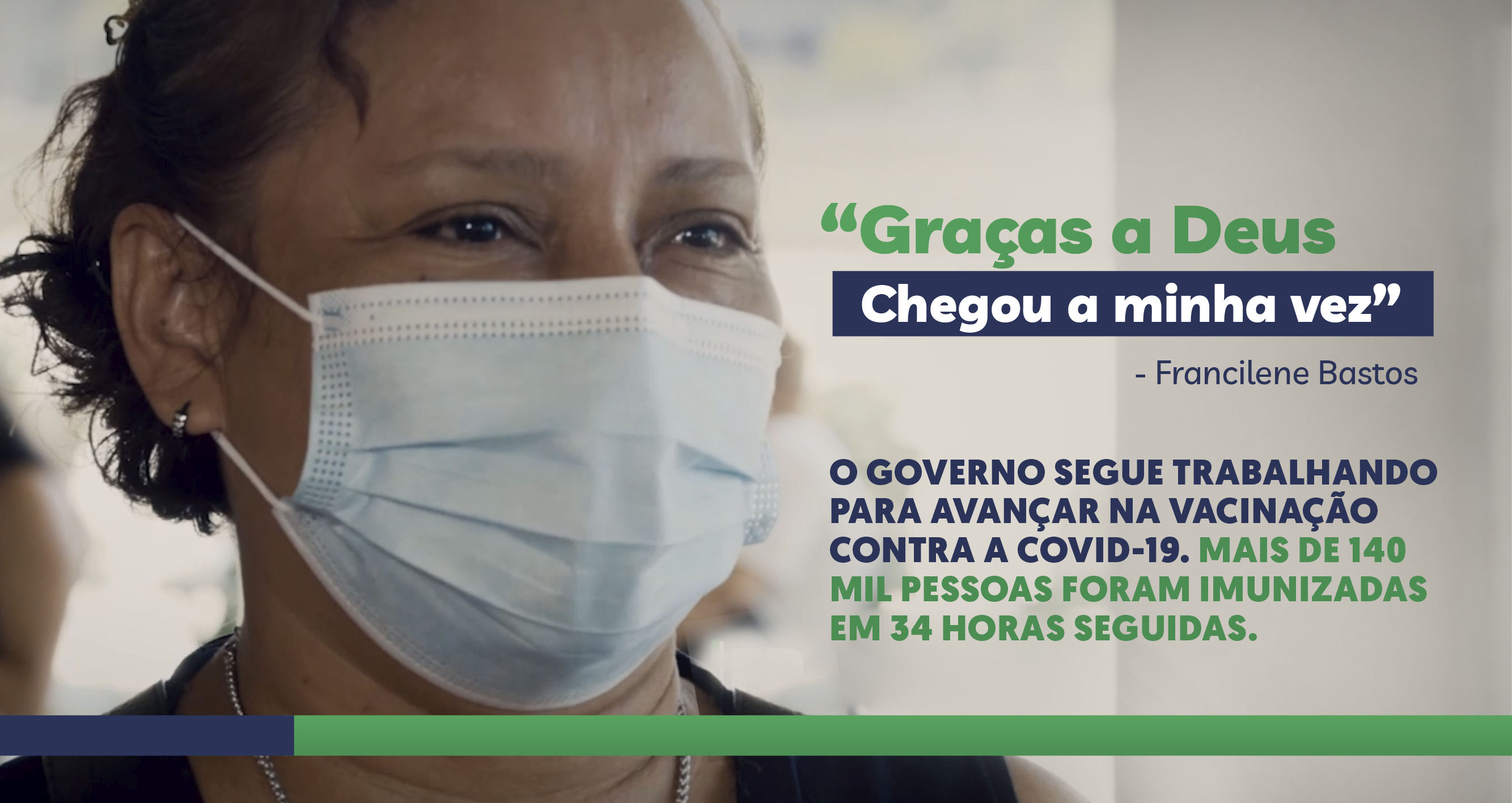 Manaus disse sim à vacina.
