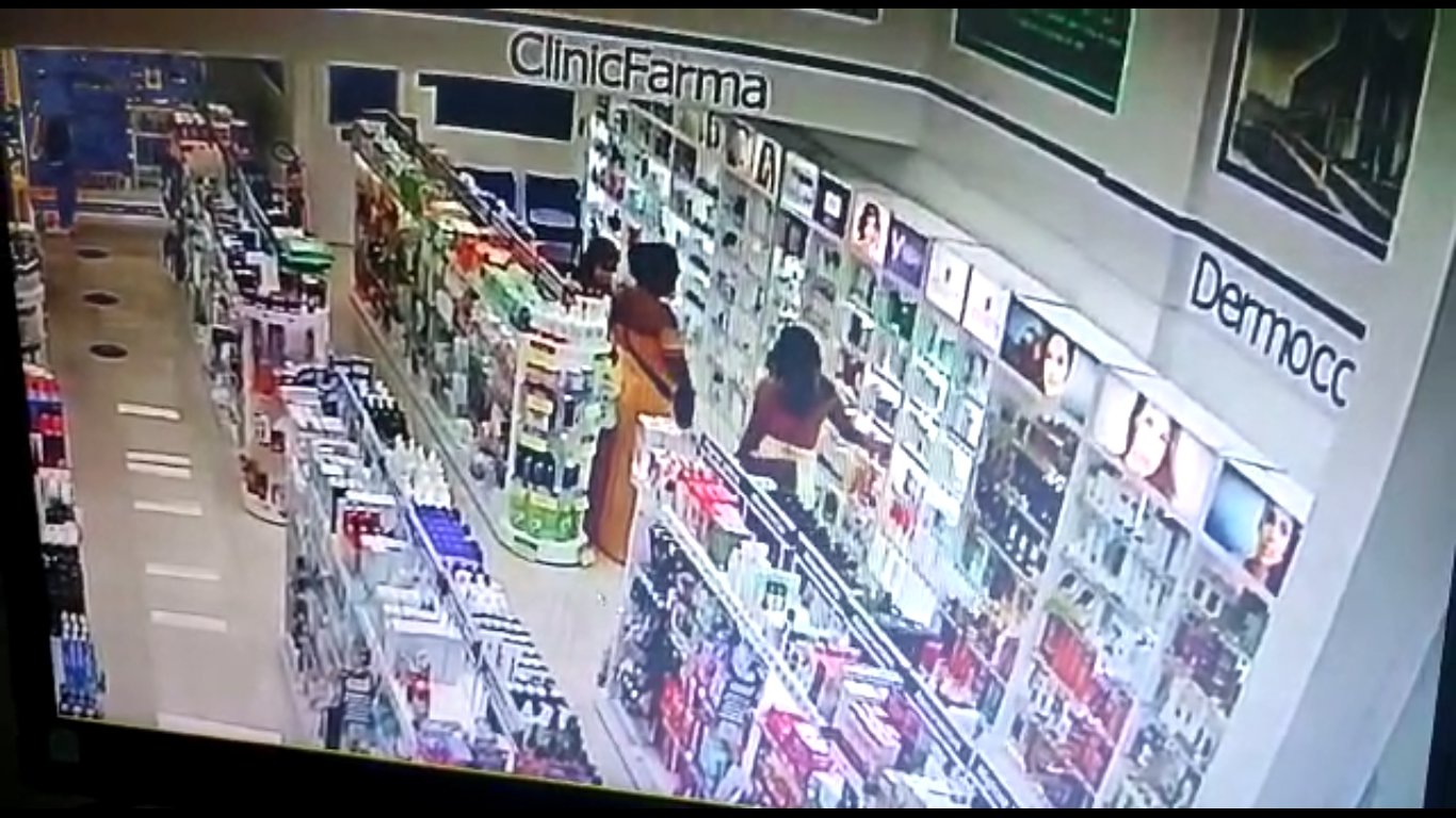 Quadrilha de ladrões faz a limpa de ‘fininho’ em lojas do Manauara Shopping; veja vídeos