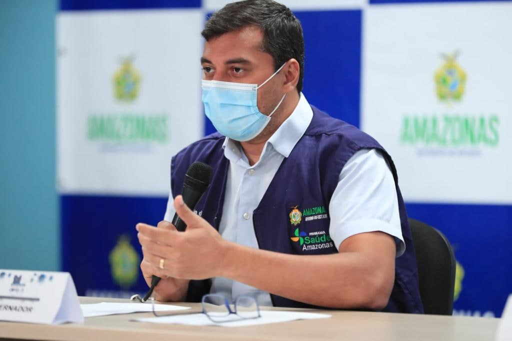 Wilson Lima anuncia chegada de mais 63.250 doses de vacinas contra Covid-19 e ressalta que 52.500 são para Manaus