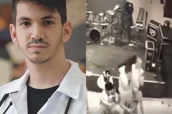 Tragédia: veja o momento em que médico é assassinado no meio do próprio baile de formatura; cenas fortes