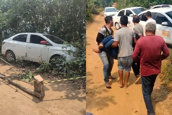 Exclusivo: esposa desmaia ao ver que o marido foi brutalmente executado por facção; veja vídeo