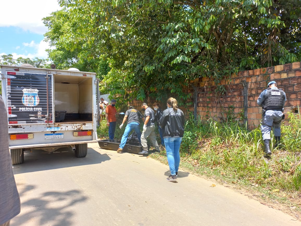 Corpo de homem é cortado em pedaços e desovado em lixeira viciada no Tarumã; cenas fortíssimas