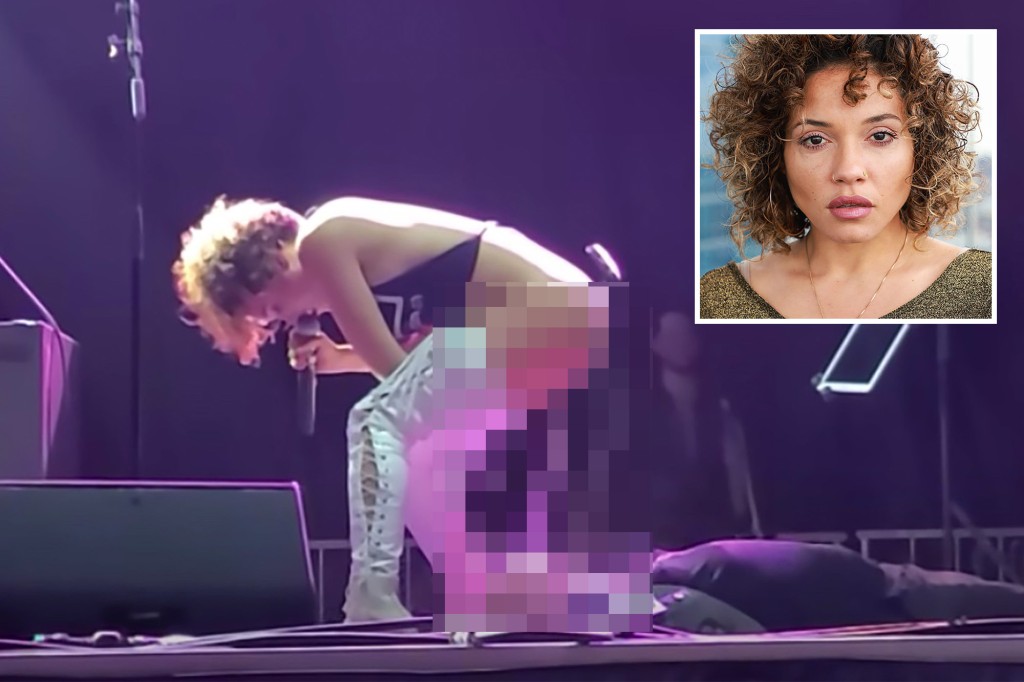 Cantora pede desculpa por urinar em fã durante show: “estava apertada... fui longe demais”