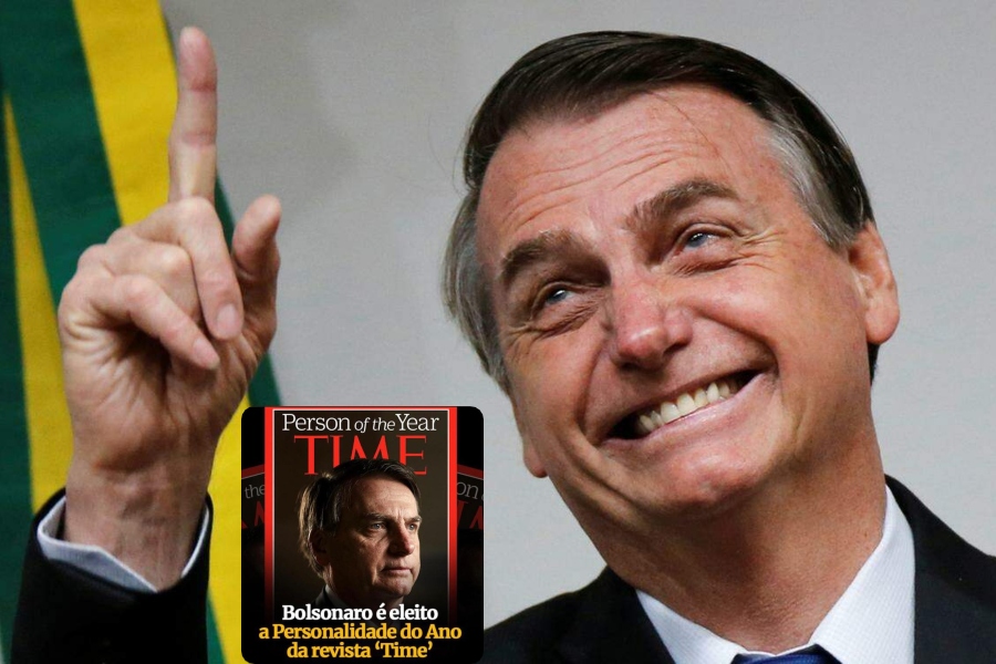 Presidente Bolsonaro é eleito a Personalidade do Ano em voto popular pela revista Time