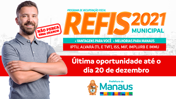 ESPECIAL PUBLICITÁRIO- Última chamada! Refis Municipal só até o dia 20 de dezembro