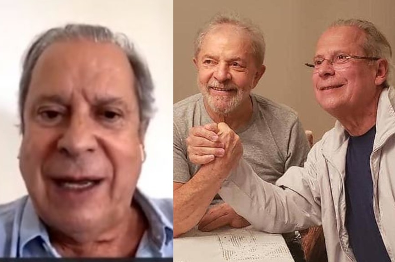 José Dirceu, amigo petista de Lula, escancara: 'objetivo para ganhar as eleições é criar bases pro nosso projeto socialista'