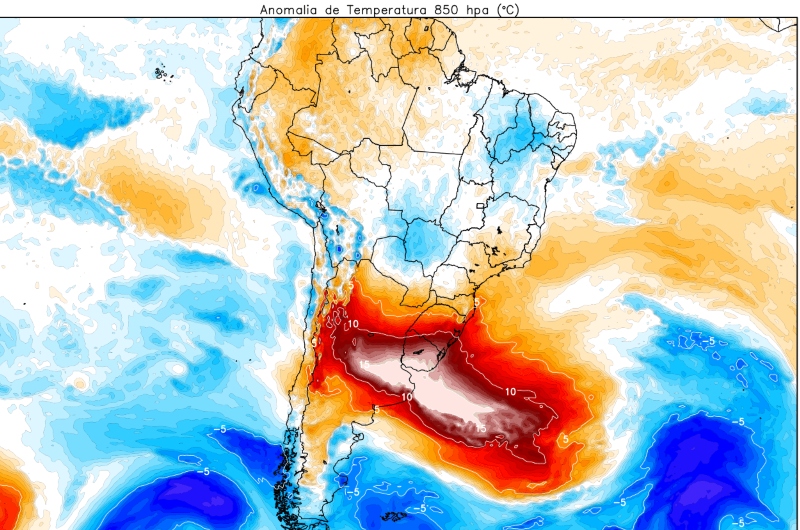Onda de calor "fora dos padrões" atinge o centro da América do Sul