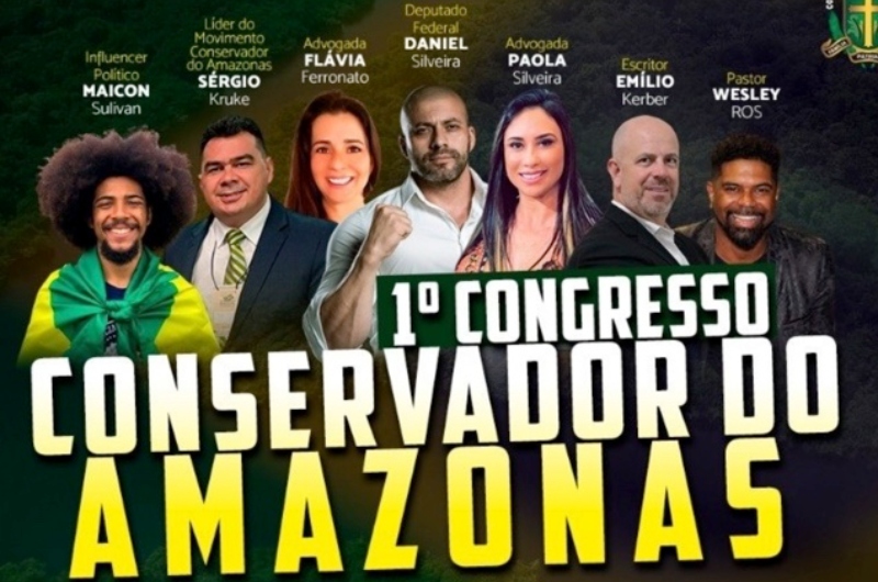 Fortalecido após prisão arbitrária, Daniel Silveira virá para congresso Conservador em Manaus