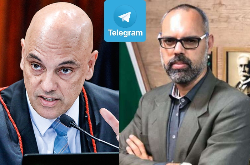 Moraes ameaça tirar Telegram do Brasil por 48h e ordena bloqueio de perfis de Allan dos Santos