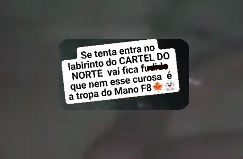 CDN persegue e manda "pro sal' membro do CV que se perdeu em bairro; veja vídeo