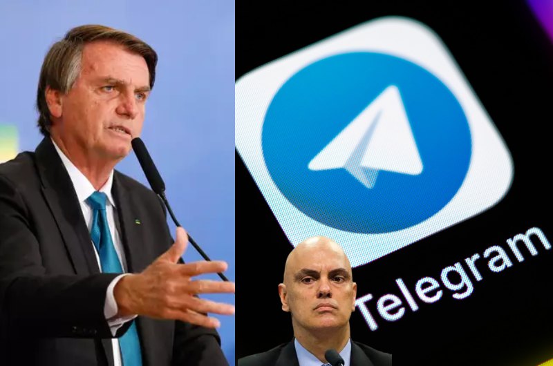 Presidente Bolsonaro diz que suspensão do Telegram não tem amparo na Constituição