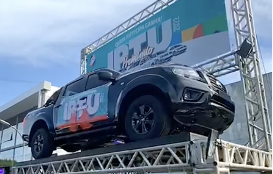 Quer concorrer a uma picape automática? Basta pagar a cota única do IPTU 2022 nesta terça-feira (15)