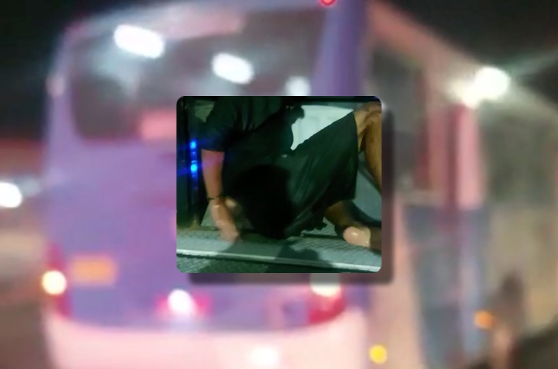 Em Manaus, assaltante de ônibus 'pede arrego' à polícia para não receber 'carinho' da população; veja vídeo