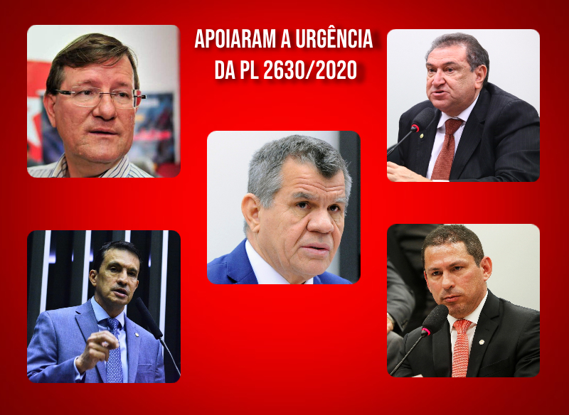 Saiba quais são os deputados do Amazonas que votaram a favor da PL da 'censura'