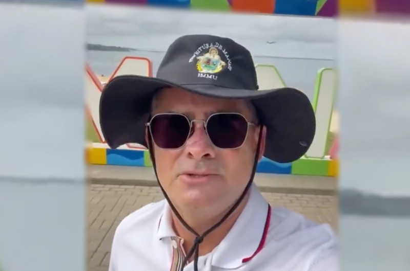 Prefeito David Almeida diz que jamais votaria em Lula e PT e ressalta seu apoio ao presidente Bolsonaro, veja vídeo