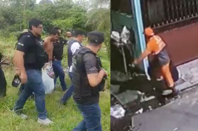 Suspeito pelo assassinato de gari é preso escondido em zona rural de Manaus; veja vídeo